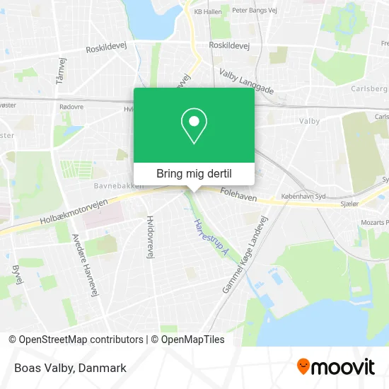 Boas Valby kort