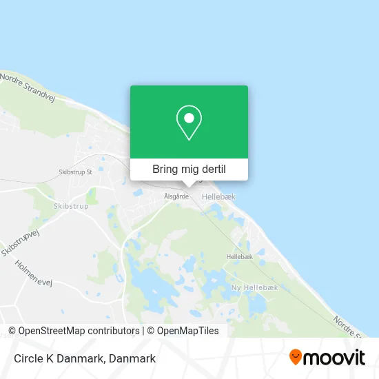 Circle K Danmark kort