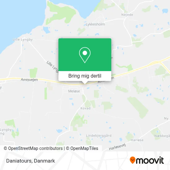 Daniatours kort