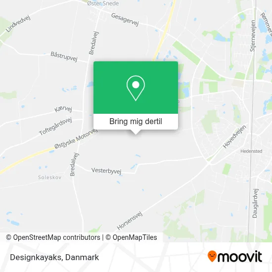 Designkayaks kort
