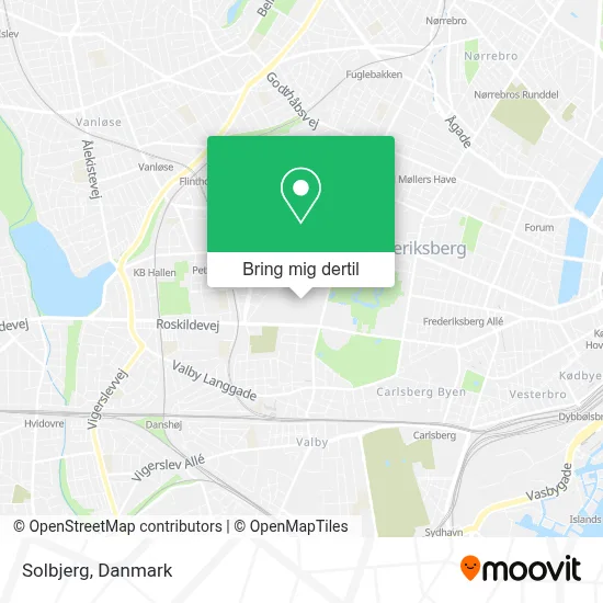 Solbjerg kort