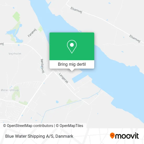 Blue Water Shipping A/S kort