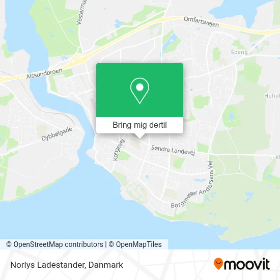 Norlys Ladestander kort