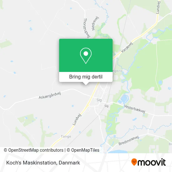 Koch's Maskinstation kort