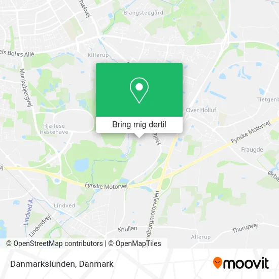 Danmarkslunden kort