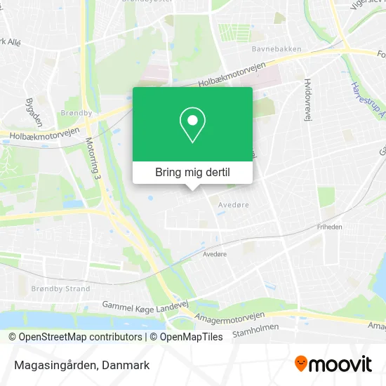 Magasingården kort
