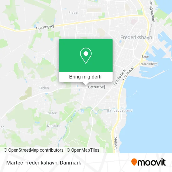 Martec Frederikshavn kort