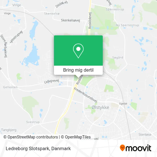 Ledreborg Slotspark kort