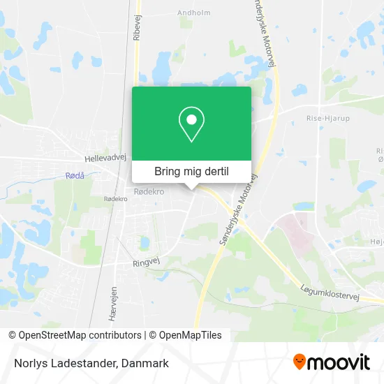 Norlys Ladestander kort