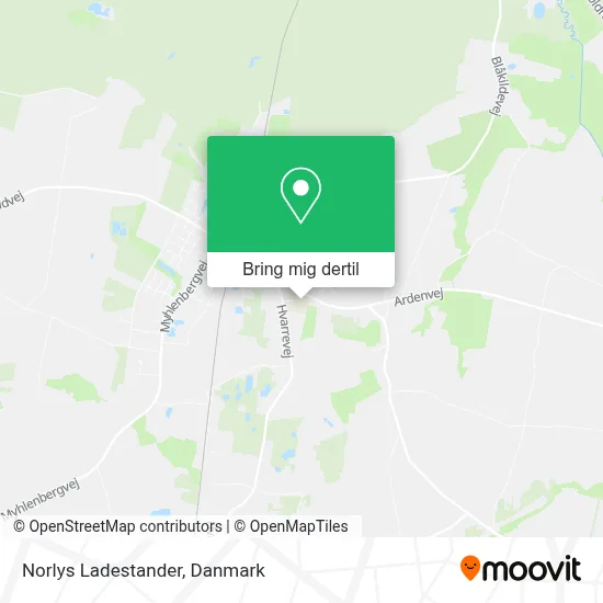 Norlys Ladestander kort