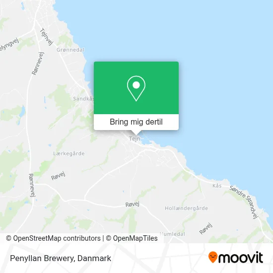 Penyllan Brewery kort