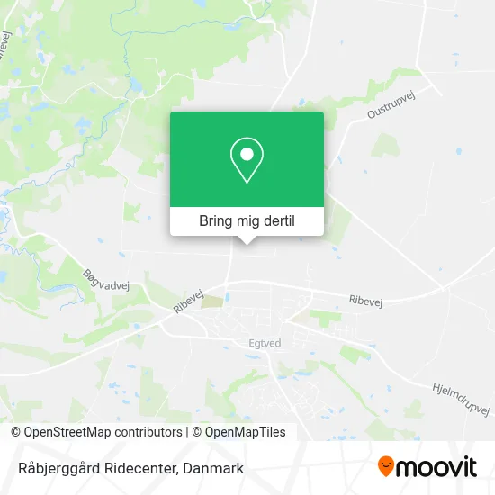Råbjerggård Ridecenter kort