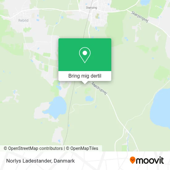 Norlys Ladestander kort