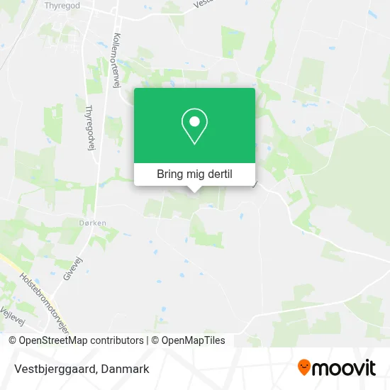 Vestbjerggaard kort