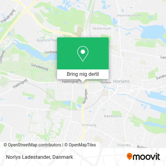 Norlys Ladestander kort