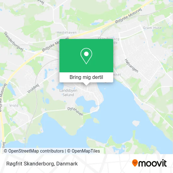 Røgfrit Skanderborg kort