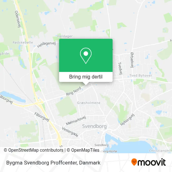 Bygma Svendborg Proffcenter kort