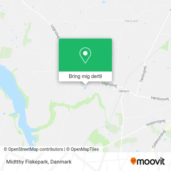 Midtthy Fiskepark kort