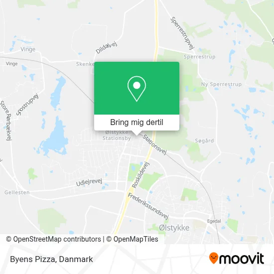 Byens Pizza kort
