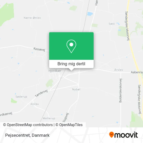 Pejsecentret kort