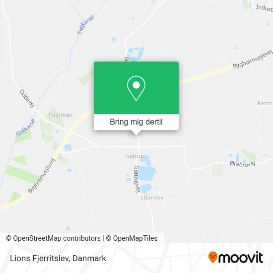 Lions Fjerritslev kort