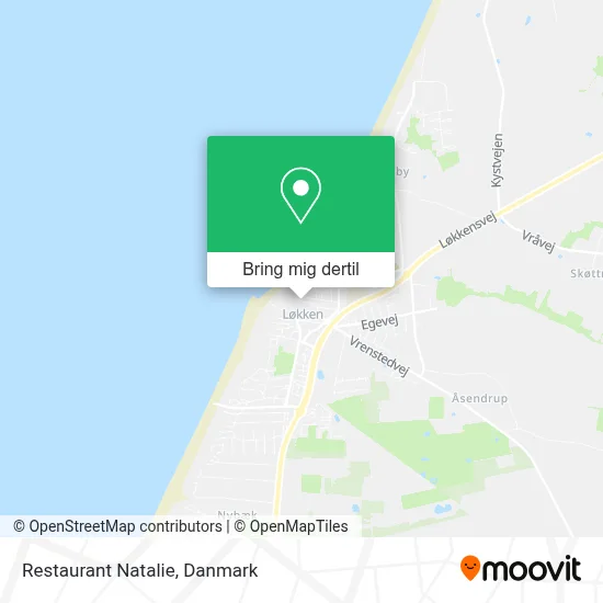 Restaurant Natalie kort