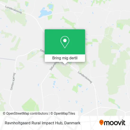Ravnholtgaard Rural Impact Hub kort