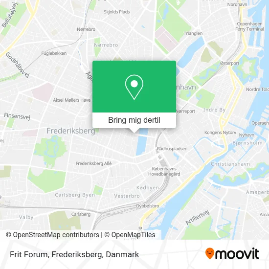 Frit Forum, Frederiksberg kort