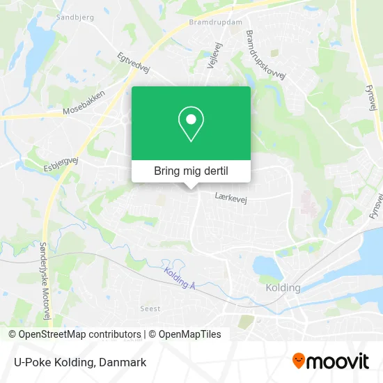 U-Poke Kolding kort