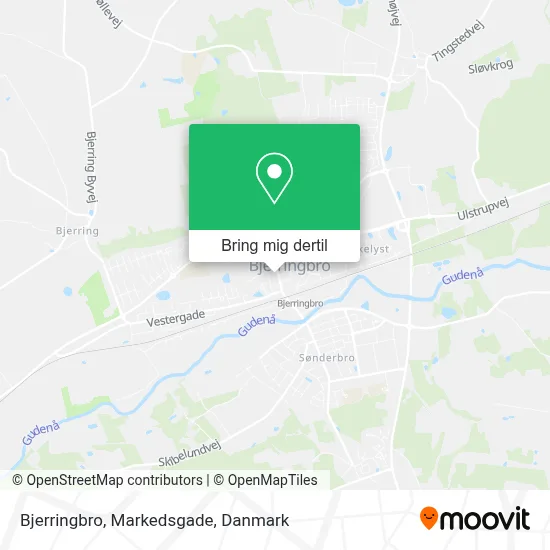 Bjerringbro, Markedsgade kort