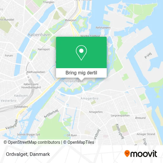 Ordvalget kort