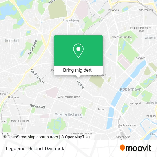 Legoland. Billund kort