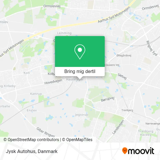 Jysk Autohus kort