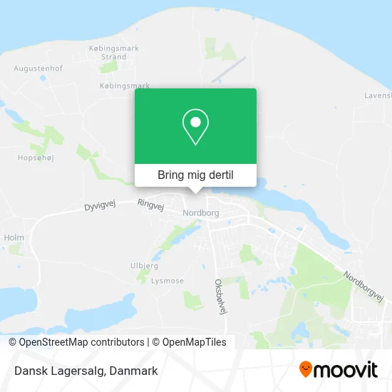 Dansk Lagersalg kort