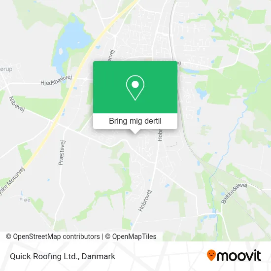 Quick Roofing Ltd. kort