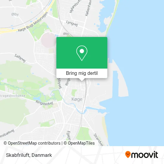 Skabfriluft kort