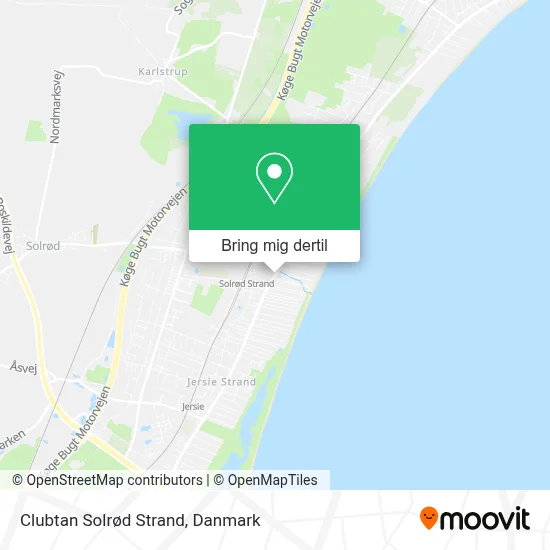 Clubtan Solrød Strand kort