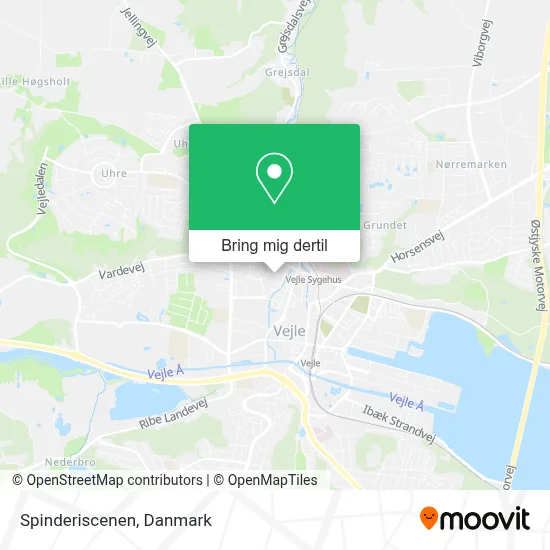 Spinderiscenen kort