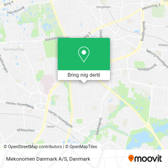 Mekonomen Danmark A/S kort