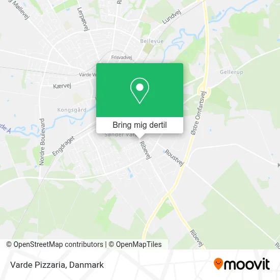 Varde Pizzaria kort