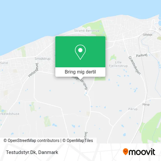 Testudstyr.Dk kort