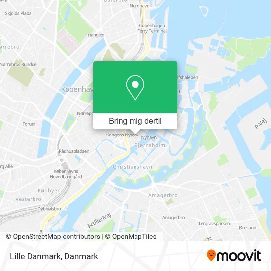 Lille Danmark kort
