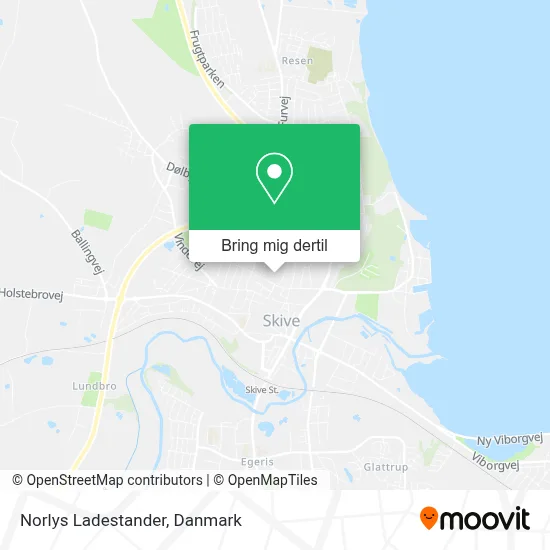Norlys Ladestander kort