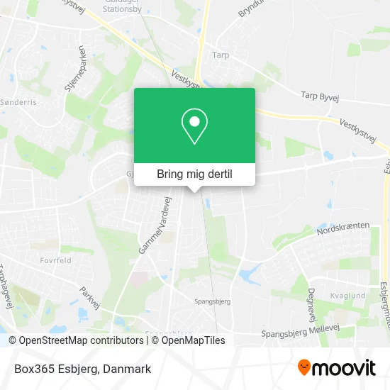 Box365 Esbjerg kort