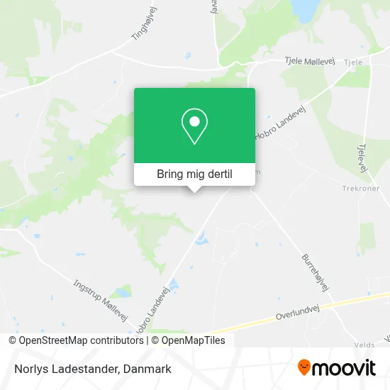 Norlys Ladestander kort