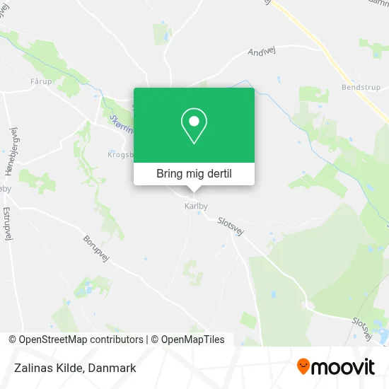 Zalinas Kilde kort
