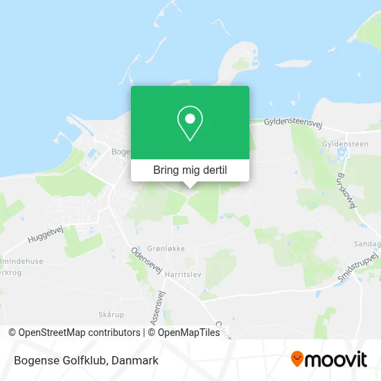 Bogense Golfklub kort