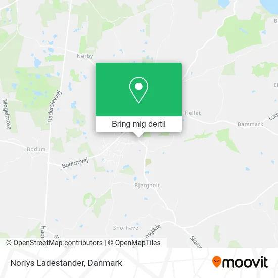 Norlys Ladestander kort