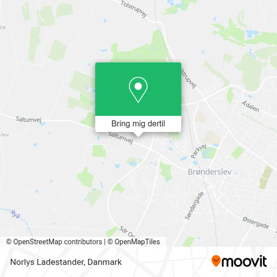 Norlys Ladestander kort