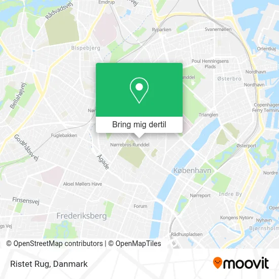 Ristet Rug kort